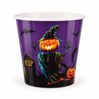Halloween Popcorn Bucket – Reusable Spooky Snack Holder