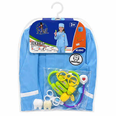 Kids Dentist Costume & Medical Play Set – Blue | Mr Panda