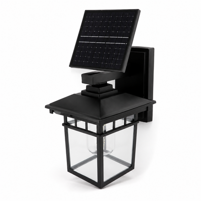 Solar Outdoor Wall Lamp – Waterproof LED Garden Light with Motion Sensor