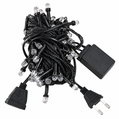 100 LED V8 Cool White Christmas Lights | MrPanda