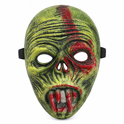 Green Zombie Halloween Costume Mask