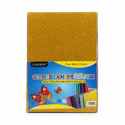 Glitter Self-Adhesive EVA Foam Sheets