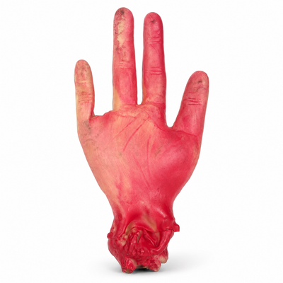 Halloween Severed Hand Prop – Red