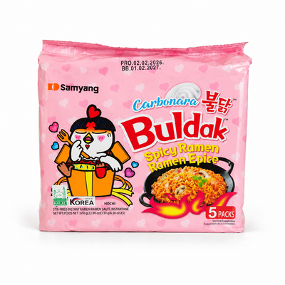 Samyang Buldak Carbonara Spicy Ramen – 5 × 130g