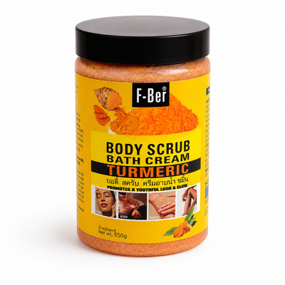 F-Ber Turmeric Body Scrub Bath Cream 550g