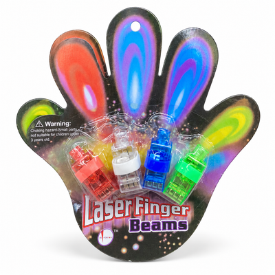 Laser Finger Beams Light-Up Finger Toys – 4 Pack | Mr Panda