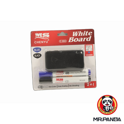 White Board Markers & Eraser Set