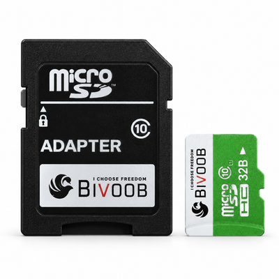 BIVOOB 32GB microSD Memory Card with SD Adapter | Mr Panda