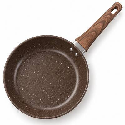 20cm Maifanshi Non-Stick Frying Pan – Brown | MrPanda