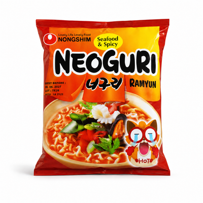 Nongshim Neoguri Seafood & Spicy Ramyun – 120g