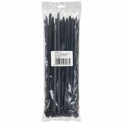 Black Cable Ties 8 × 650mm 50 Pack | Mr Panda