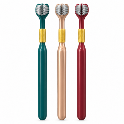 Soft Bristle Toothbrush Set 3 Pack | Mr Panda