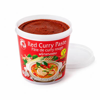 Cock Brand Red Curry Paste – Vegan 400g