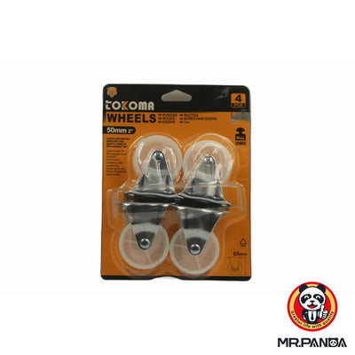 4-Piece Set Of 50mm (2-inch) Caster Wheels