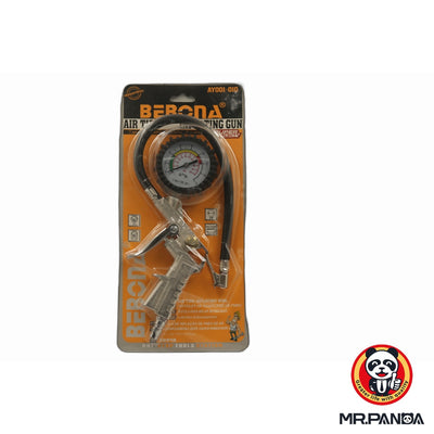 Berona Air Tyre Inflating Gun with Pressure Gauge