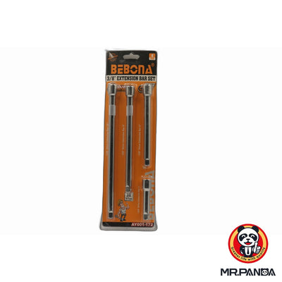Bebona 3/8" Drive Extension Bar Set