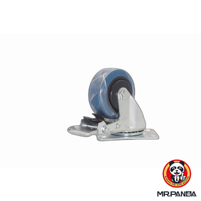 Braked Swivel Castor Wheel - 3 Inch