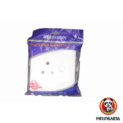 Redisson Single Switched Wall Socket (4x4)