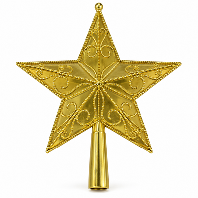 Gold Christmas Tree Topper Star | Mr Panda