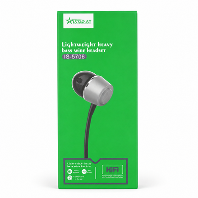 STAR-ST IS-5706 Heavy Bass Wired In-Ear Headset