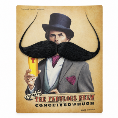 Tennent’s The Fabulous Brew Novelty Black Costume Beard