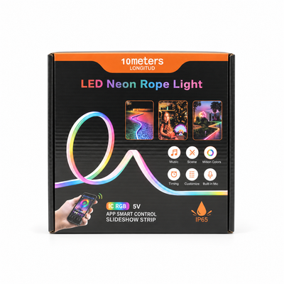 10-meter IC-RGB LED Neon Rope Light