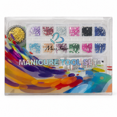 Miss Smoo Manicure Tool Set & Nail Art Pieces