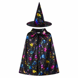 Adult Halloween Witch Costume Set – Hat and Cape