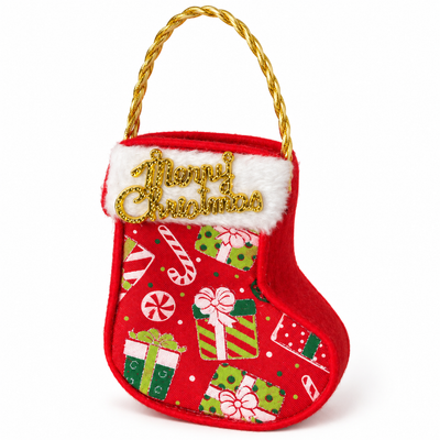 Red Christmas Stocking candy box | Mr Panda