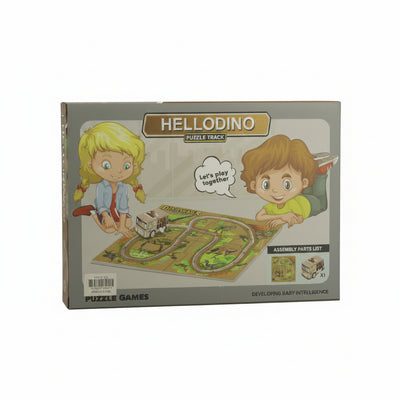 Hellodino Puzzle Track Game
