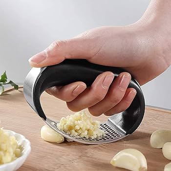 Stainless Steel Rocking Garlic Press