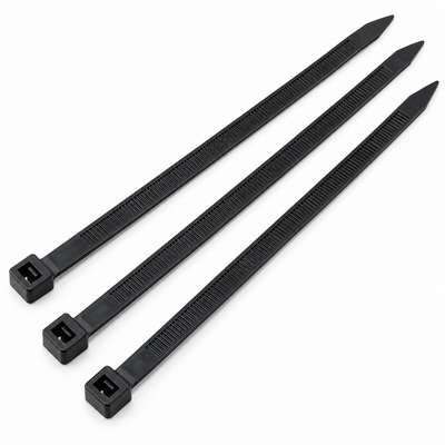 Black Cable Ties 8 x 300mm 50 Pack | Mr Panda