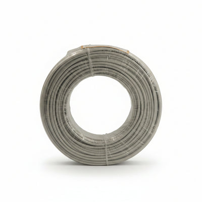 30-Meter Roll of Nangba One 3 x 1.5mm² Flat White Electrical Cable