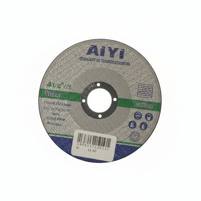 AIYI 4-1/2" Stone Cutting Disc 115 x 2.5 x 22mm Abrasive Cut-Off Wheel for Angle Grinders