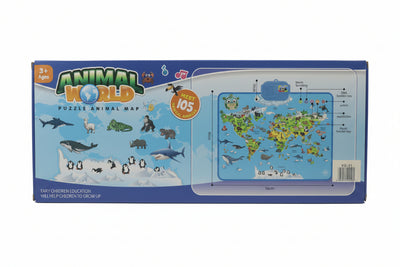Animal World Puzzle Animal Map