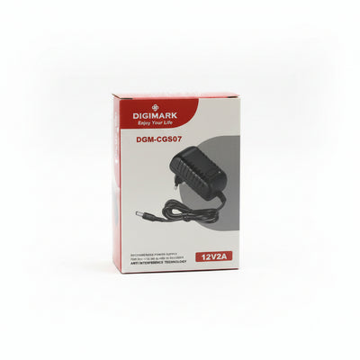 DIGIMARK DGM-CGS07 12V 2A Power Adapter Charger for DStv HD Decoders & CCTV Cameras