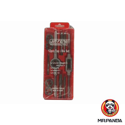 Jin Feng Professional Tools 12pcs Tap & Die Set