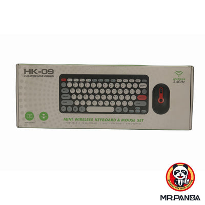 HK-09 2.4G Wireless Keyboad and Mouse Combo