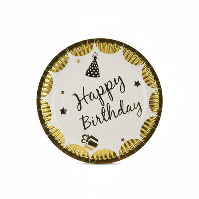 Happy Birthday Disposable Paper Plate