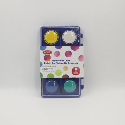 Watercolor Cake Set -  8-Color