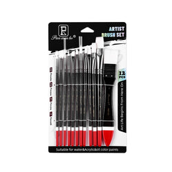 Art Paint Brush Set - 9 Piece