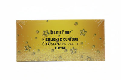 Romantic Flower Highlight & Contour Cream Pro Palette