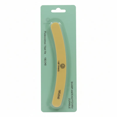 Banana-Shaped Double-Sided Nail File
