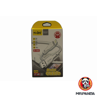 KLGO S-185 iOS Lightning 3M Fast Mobile Charging Data Cable