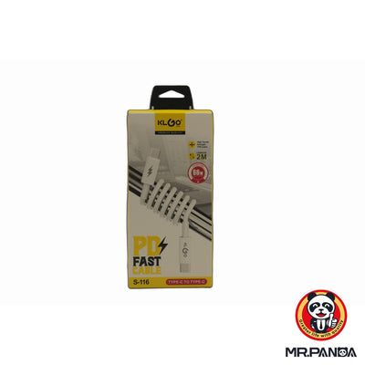 KLGO S-116 Type-C to Type-C Fast Charge Cable