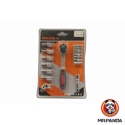 12-Piece Ratchet Socket Set