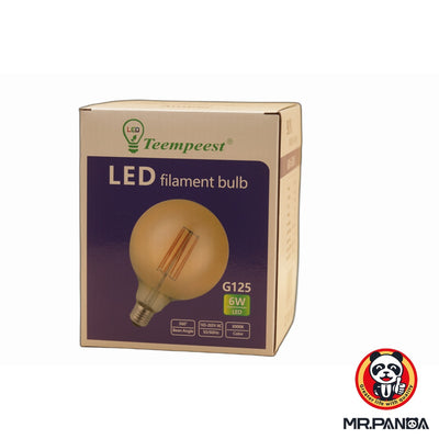 Teempeest G125 6W LED Filament Bulb