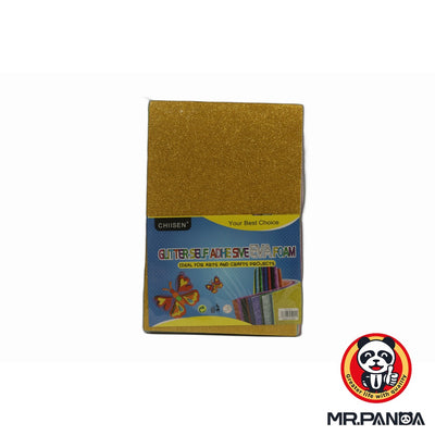 Glitter Self-Adhesive EVA Foam Sheets