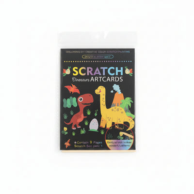 Scratch Art Cards Dinosaurs