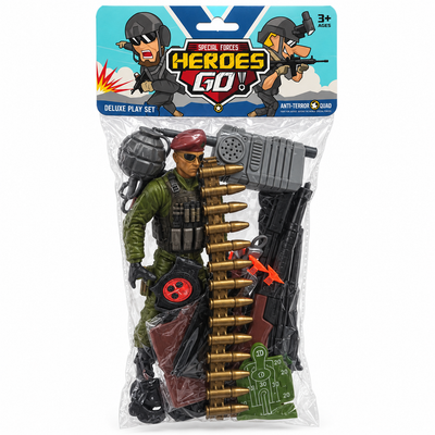 Special Forces Heroes Military Play Set for Kids